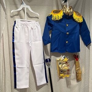 Royal Prince Kids Costume in Blue and White size 4